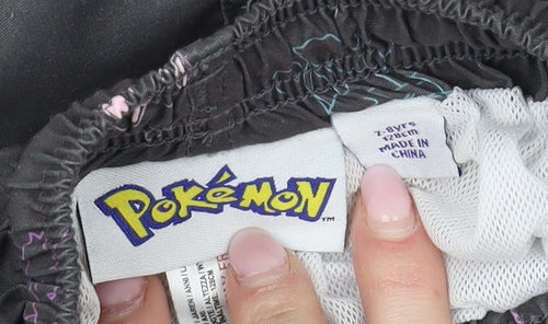 Pokémon Boys Black Swim Shorts Size 2 Years