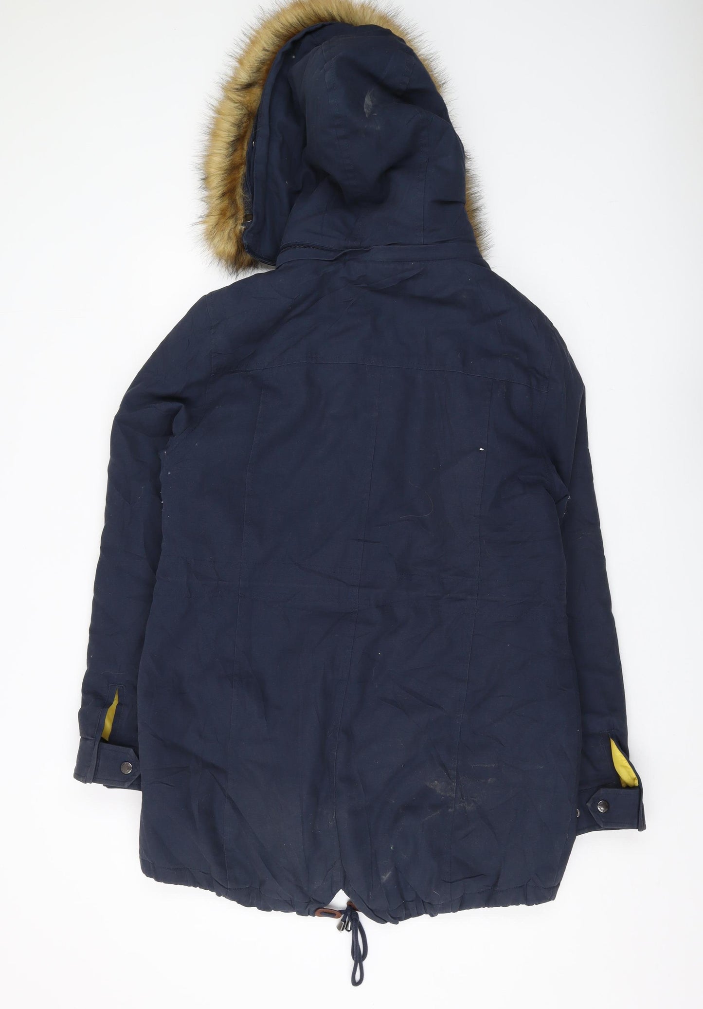 Quba Sails Women's Blue Parka Coat Size 14 Winter