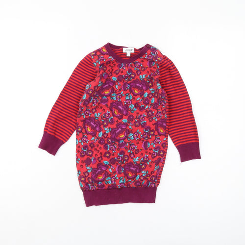 Bows & Arrows Girls' Multicolour Floral Pullover Jumper - 2-3 Years