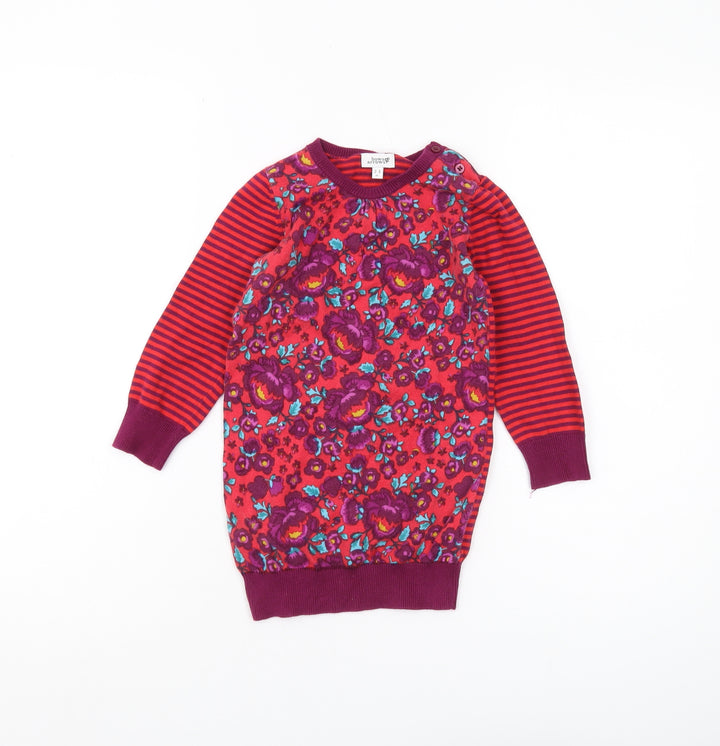 Bows & Arrows Girls' Multicolour Floral Pullover Jumper - 2-3 Years