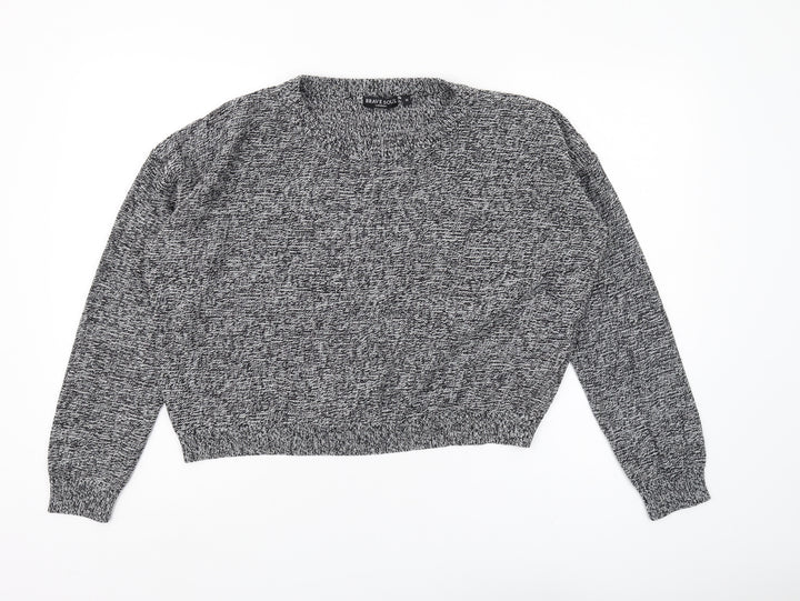 Brave Soul Women's Grey Pullover Jumper Size M