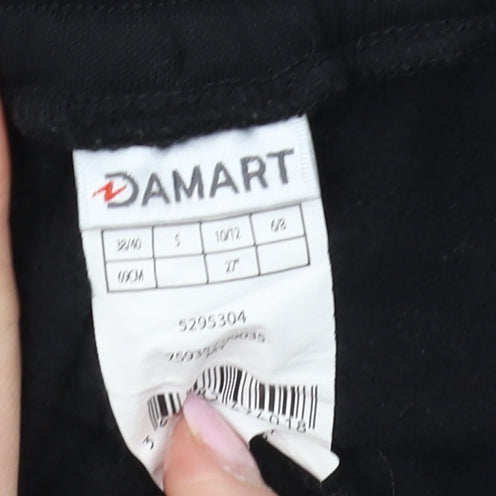 Damart Women's Black Jogger Trousers, Size 10-12