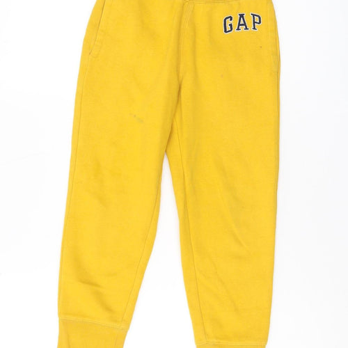 Gap Boys Yellow Jogger Trousers Size S - Casual Comfort
