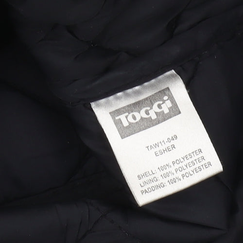 Toggi Women's Black Quilted Waistcoat, Size 20, Casual Style