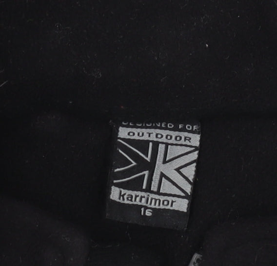 Karrimor Women’s Black Fleece Jacket Size 16 Casual