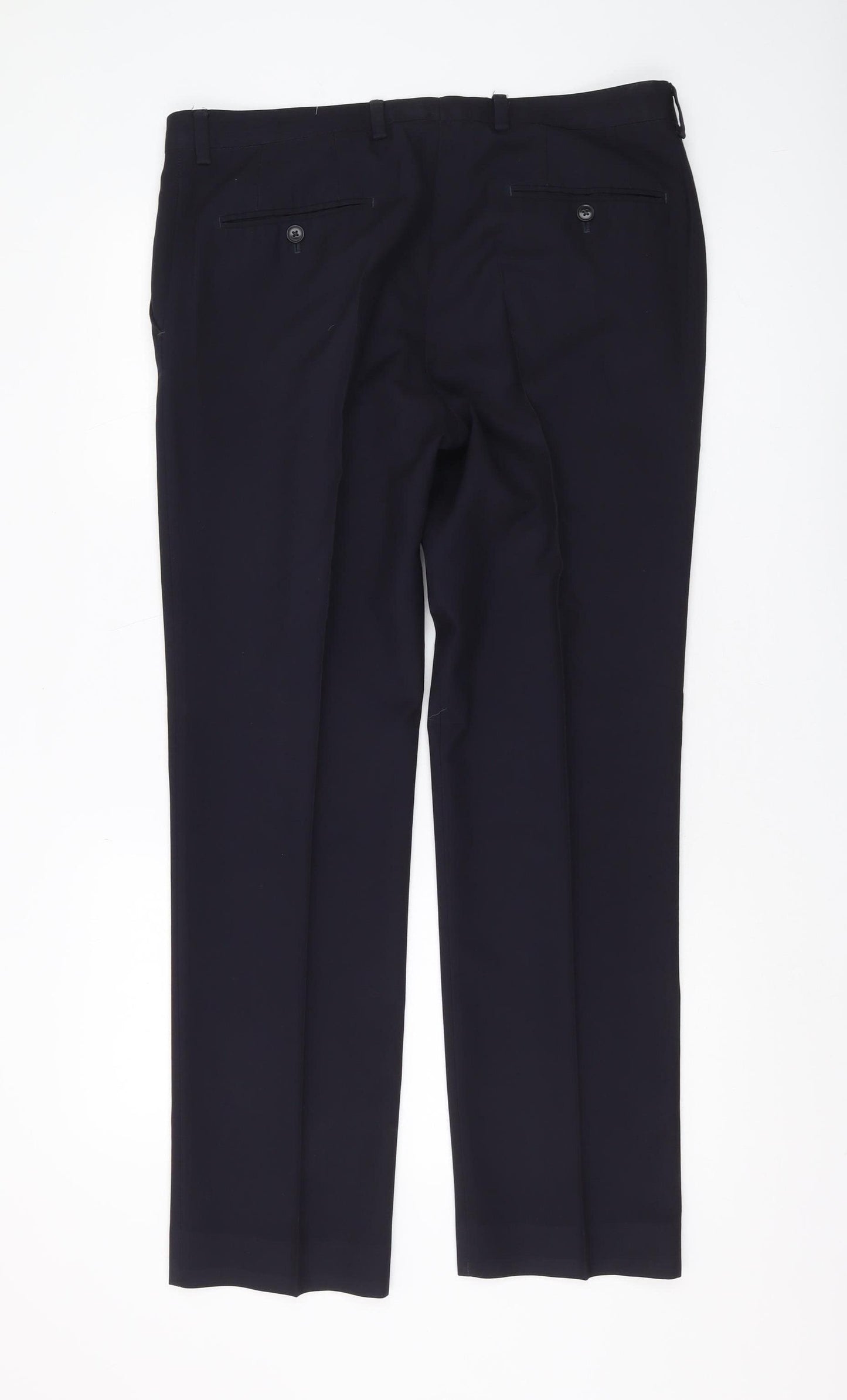 Next Men's Black Dress Pants 36 Regular Formal