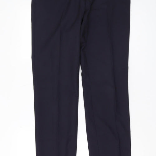 Next Men's Black Dress Pants Size 32 Straight Leg