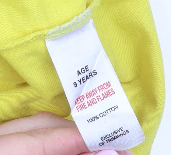 Pokémon Boys Yellow Graphic T-Shirt Age 9 Regular Fit