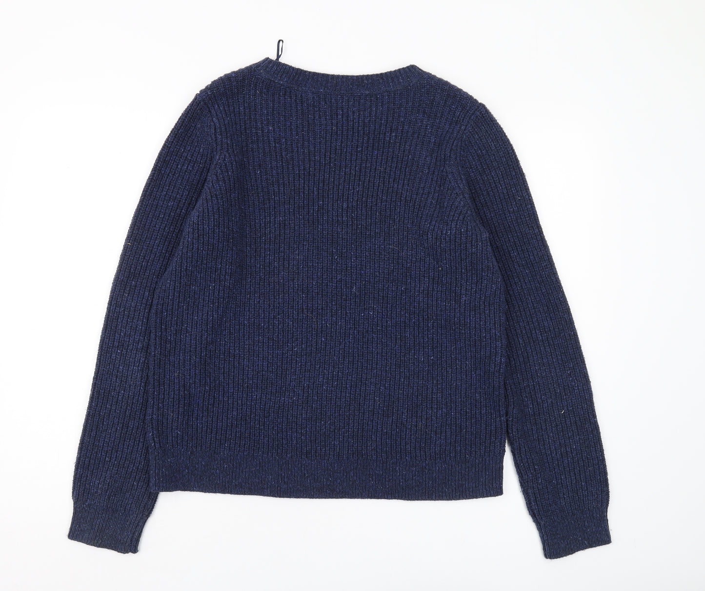 Fat Face Women's Blue Cable-Knit Pullover Jumper Size 14