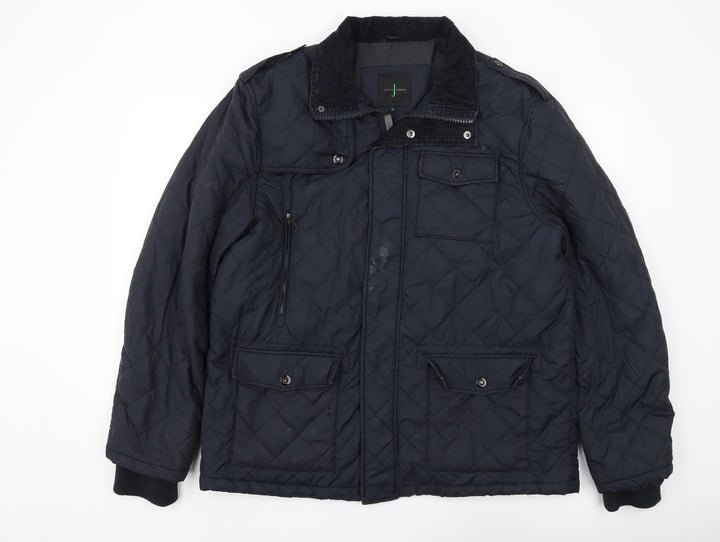 Jasper Conran Men's Black Quilted Jacket XL