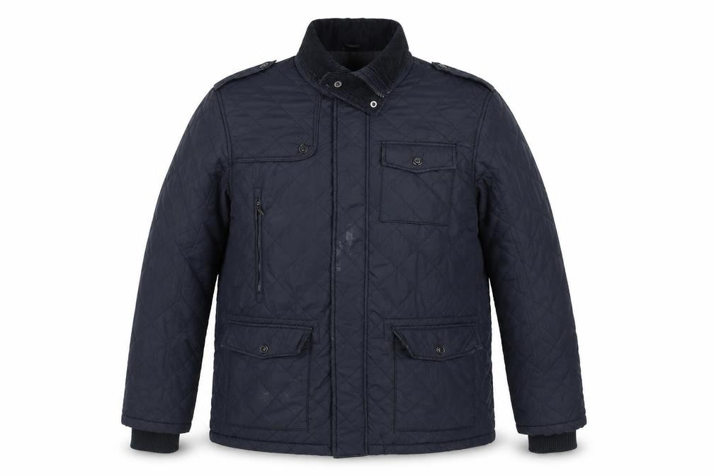 Front view of Jasper Conran Men's Black Quilted Jacket XL