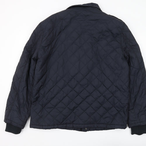 Jasper Conran Men's Black Quilted Jacket XL