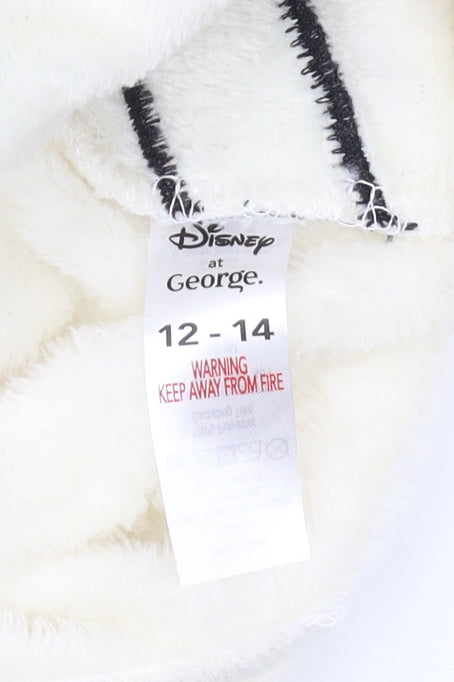 Disney at George Women's Ivory Minnie Mouse Hoodie - Size 12