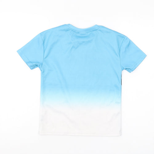 Sonic Boys Blue T-Shirt 6-7 Years Graphic Print Casual