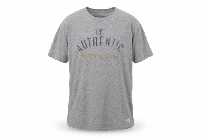 Jack & Jones Men's Grey Vintage Print T-Shirt Size L