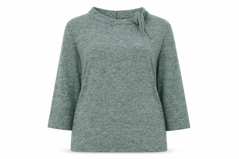 Front view of Honor Millburn Women's Green jumper, size 18