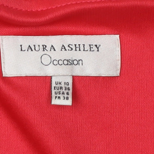 Laura Ashley Women’s Red Sheath Dress Size 10
