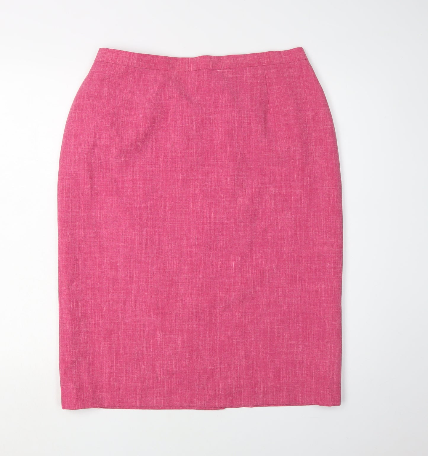 Eastex Women's Pink Knee Length Pencil Skirt, Size 14