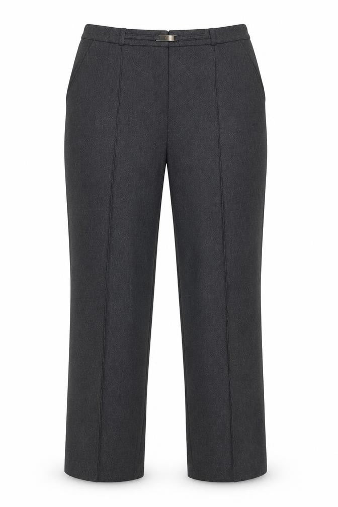 Front view of Honor Millburn Grey Women's Dress Pants, size 12