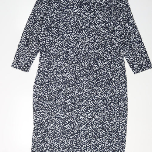Jaeger Women’s Multicoloured Large Jersey Dress