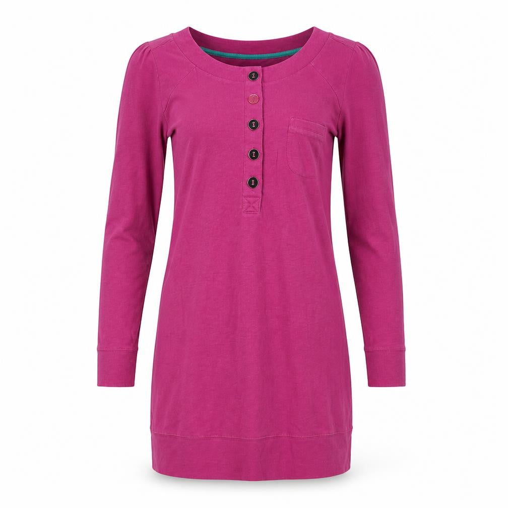 Joules Women's Pink Shirt Dress Size 8