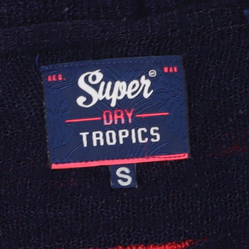 Superdry Women's Multicoloured Striped Pullover Jumper - S