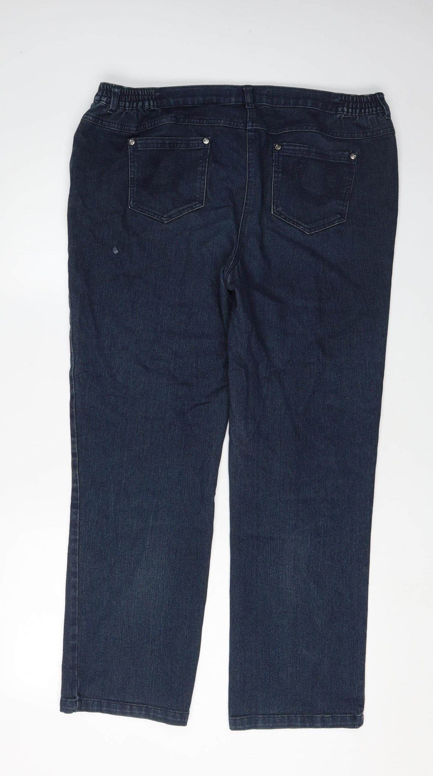 Country Rose Women's Blue Straight Jeans - Size 14