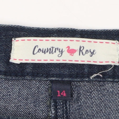 Country Rose Women's Blue Straight Jeans - Size 14