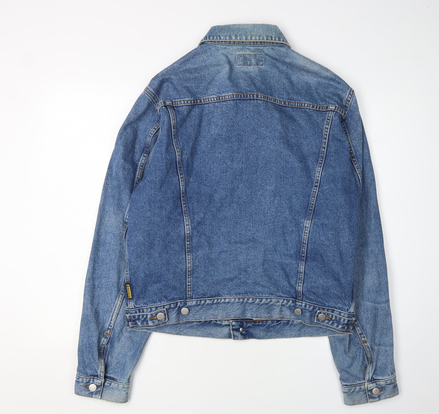 Armani Jeans Women's Blue Denim Jacket - Size 22
