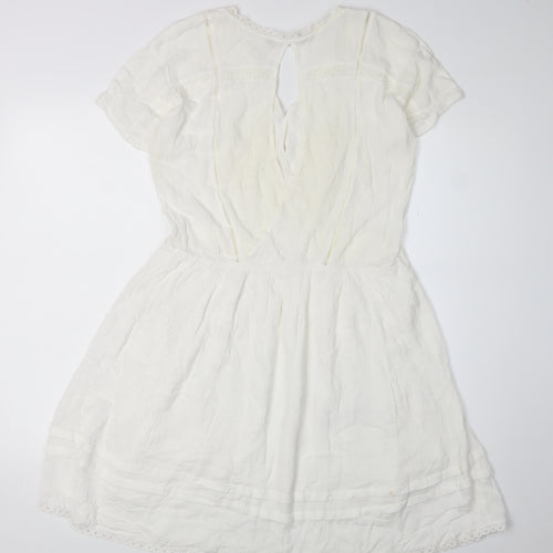 Comptoir des Cotonniers Women's Ivory Shift Dress Size 10