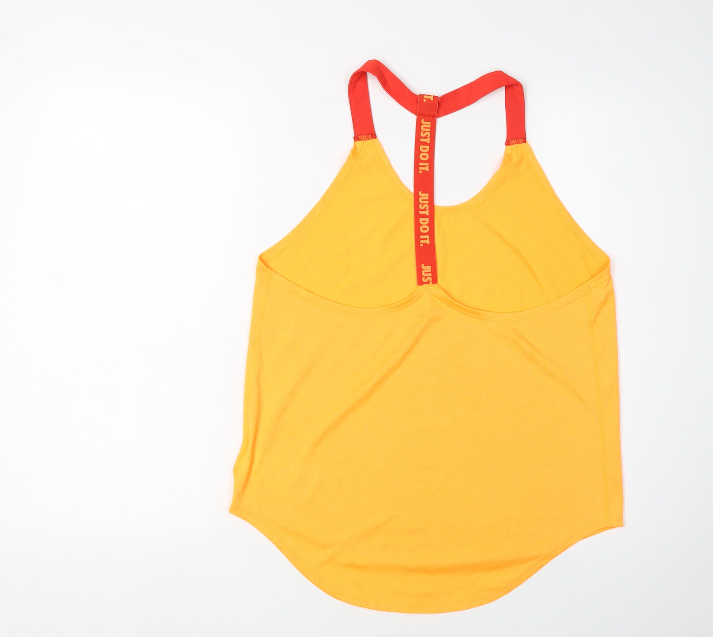 Nike Women's Orange Racerback Tank Top M Gym