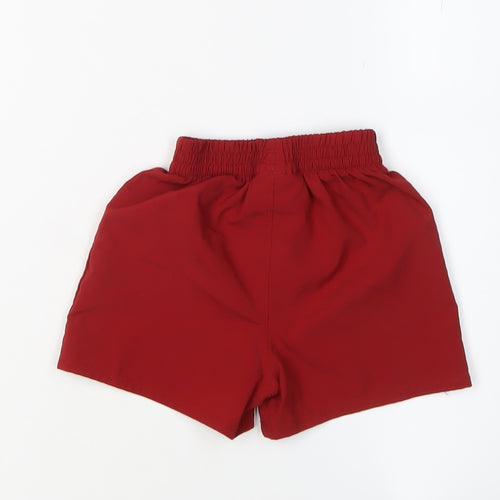 New Balance Unisex Baby Red Shorts 3-6 Months Polyester