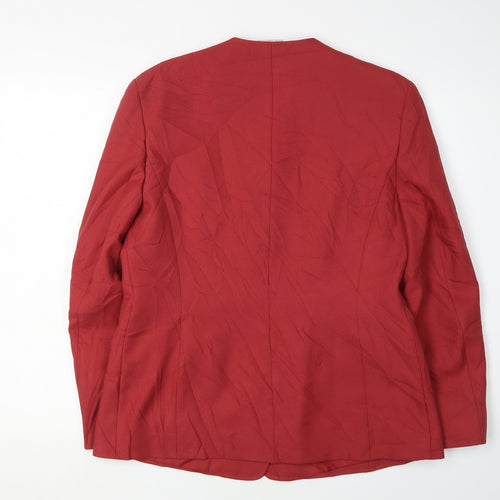 Eastex Women's Red Suit Jacket, Size 12, Four-Button