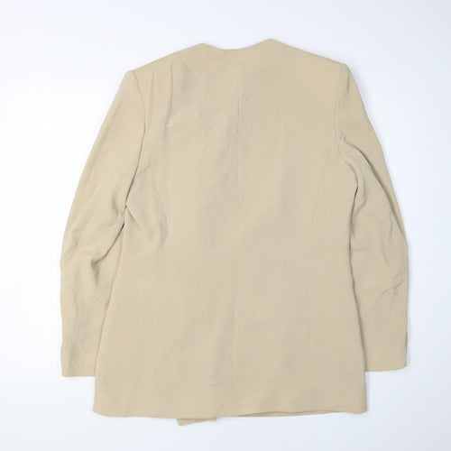 Alexon Women's Beige Double-Breasted Blazer, Size 12