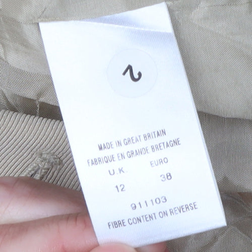 Alexon Women's Beige Double-Breasted Blazer, Size 12