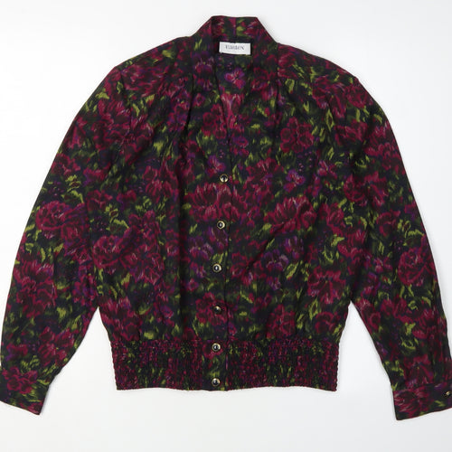 Eastex Women's Multicoloured Floral Blouse Size 10