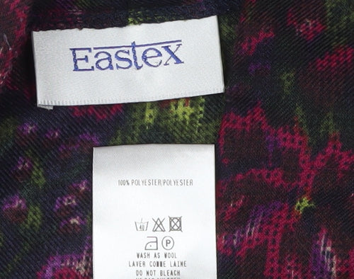 Eastex Women's Multicoloured Floral Blouse Size 10