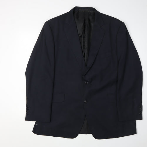 Dehavilland Men's Blue Blazer 46 Regular Fit