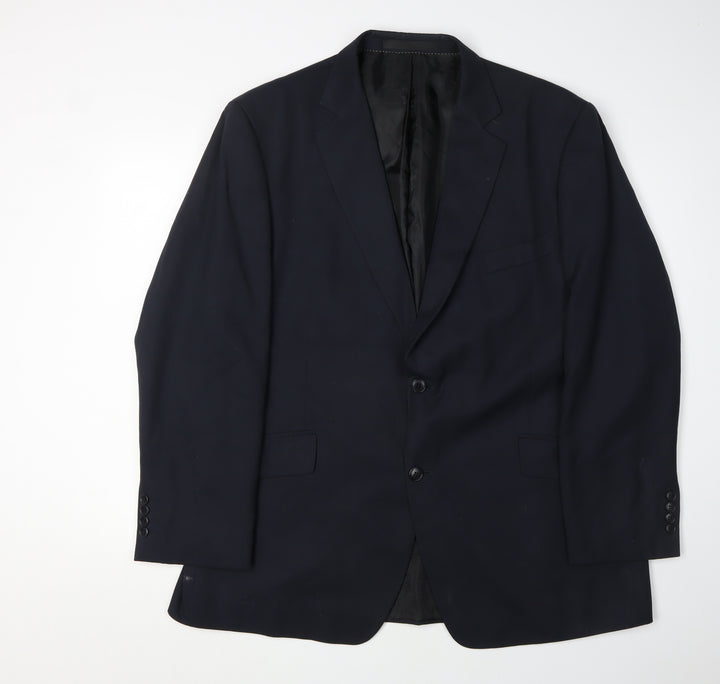 Dehavilland Men's Blue Blazer 46 Regular Fit