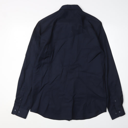 Premium by Jack & Jones Men's Blue L Button-Up Shirt