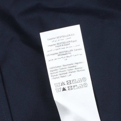 Premium by Jack & Jones Men's Blue L Button-Up Shirt
