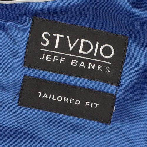 Jeff Banks Men's Blue Blazer Size 38S