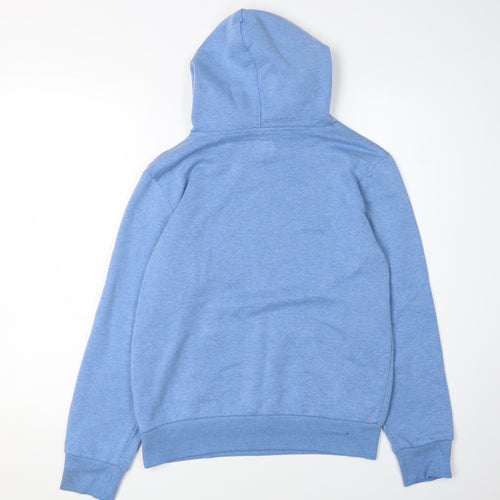 Converse Boys Blue Pullover Hoodie L - Logo Graphic Print