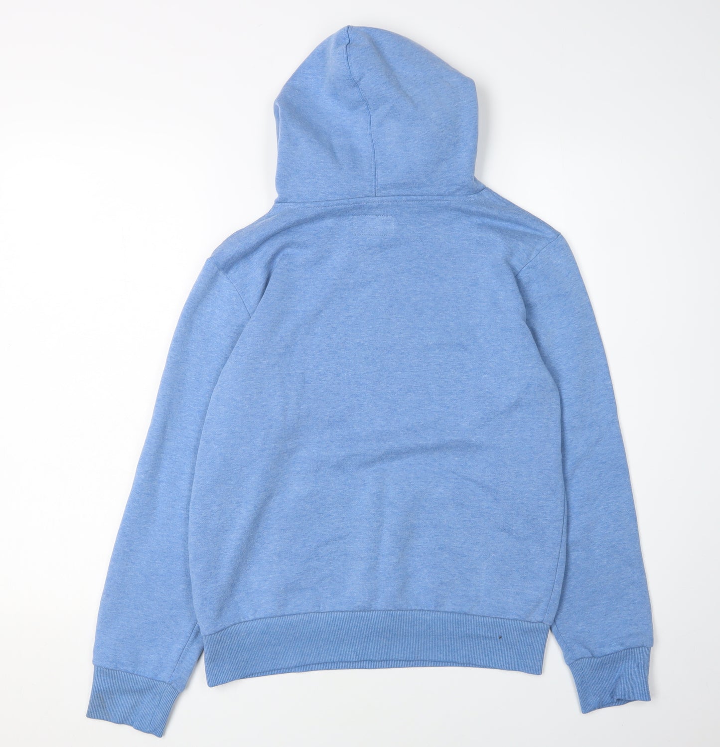Converse Boys Blue Pullover Hoodie L - Logo Graphic Print