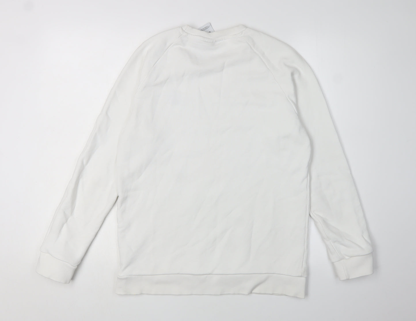 Adidas Unisex White Pullover Sweatshirt S Casual