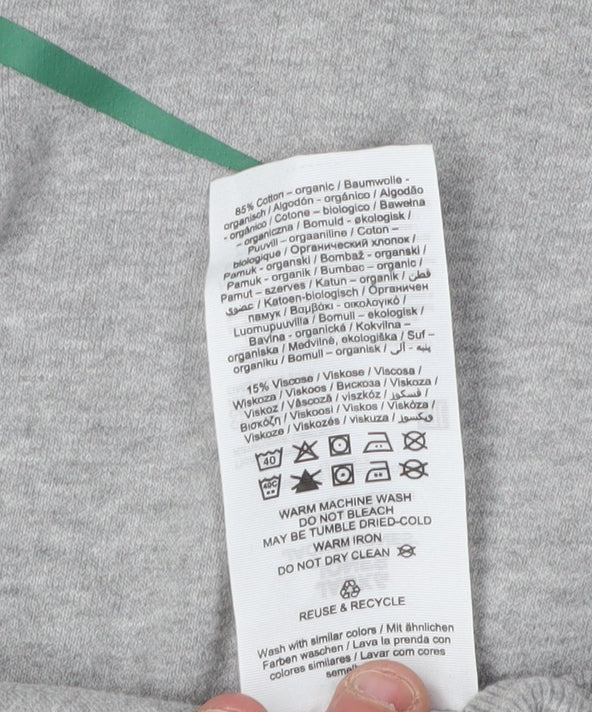 Jack & Jones Boys Hoodie Grey Pullover 164 Logo Graphic