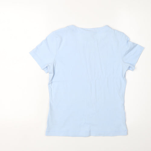 Adidas Women's Blue T-Shirt Size 10