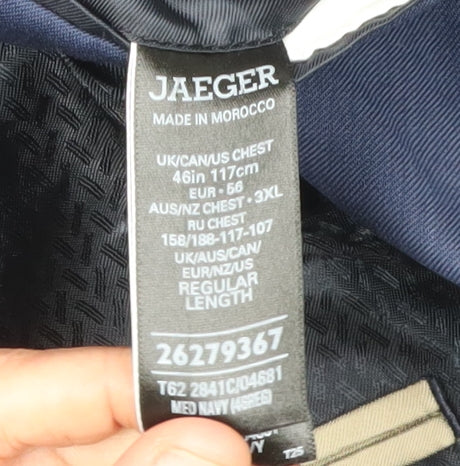 Marks and Spencer Men's Blue Wool Blazer 46R