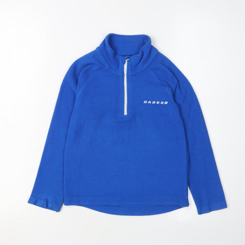 Dare 2b Boys Blue Fleece 1/2 Zip Sweatshirt, Size 5-6 Years