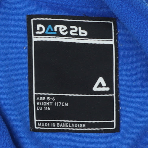 Dare 2b Boys Blue Fleece 1/2 Zip Sweatshirt, Size 5-6 Years